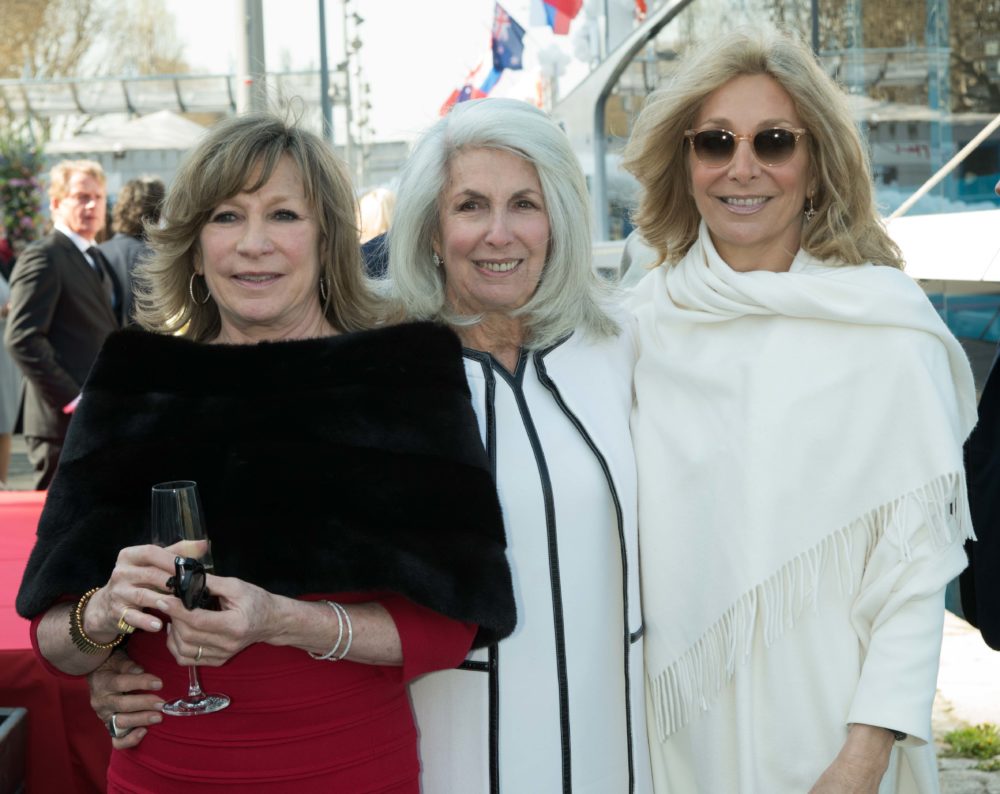 Uniworld S.S. Joie de Vivre Christening Ceremony with Godmother Dame Joan Collins. 27th March 2017. Paris. Photo by Steve Dunlop steve@stevedunlop.com www.stevedunlop.com