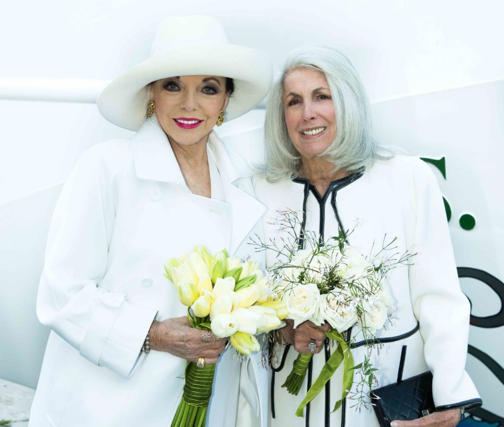Uniworld S.S. Joie de Vivre Christening Ceremony with Godmother Dame Joan Collins. 27th March 2017. Paris. Photo by Steve Dunlop steve@stevedunlop.com www.stevedunlop.com