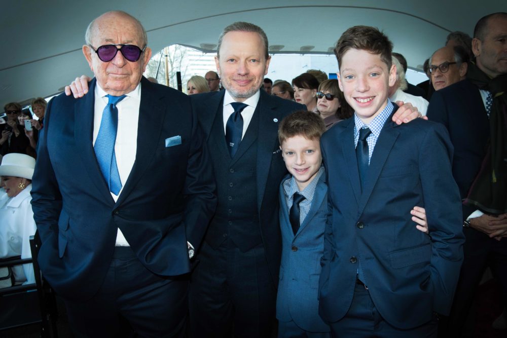 Uniworld S.S. Joie de Vivre Christening Ceremony with Godmother Dame Joan Collins. 27th March 2017. Paris. Photo by Steve Dunlop steve@stevedunlop.com www.stevedunlop.com
