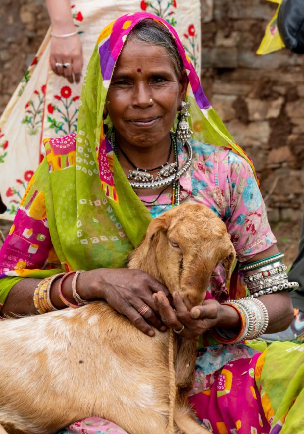 Monsi-Ba-with-her-Goat